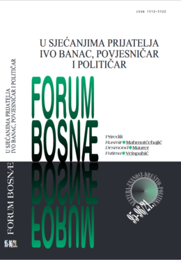 NOVI BROJ ČASOPISA FORUM BOSNAE 95-96/21